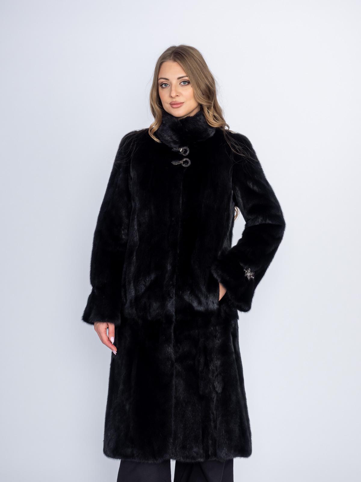 Шуба из меха норки Классика Гаде