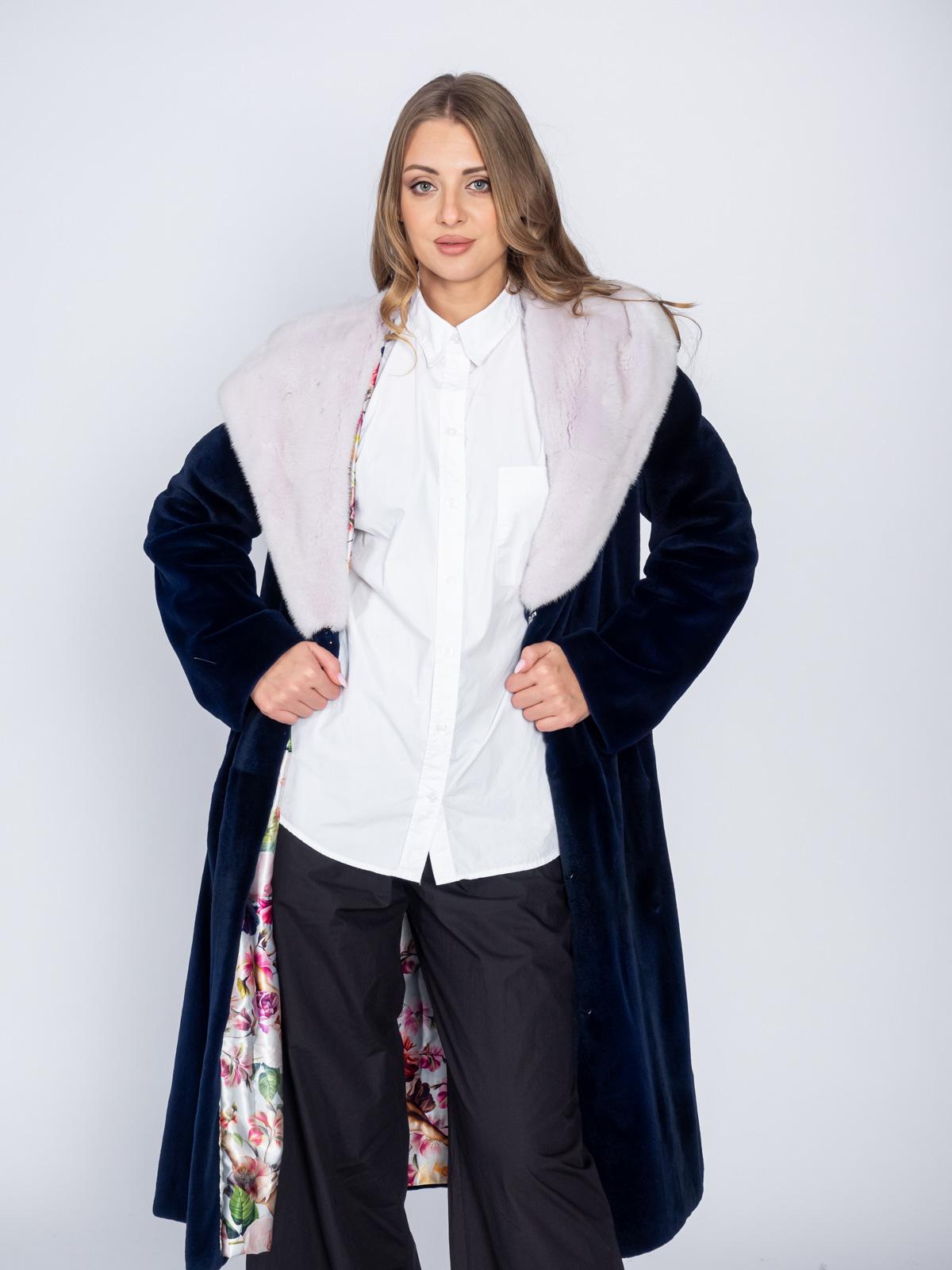 Шуба женская из меха норки MR FURS Makis Roussoulis DD403 / GB-104