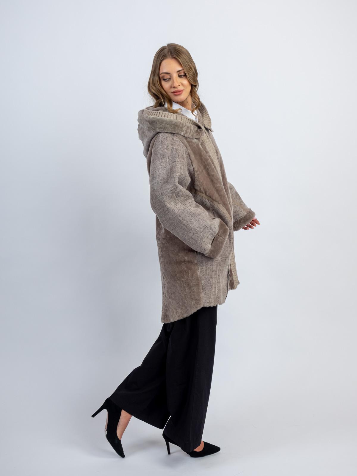 Дубленка женская из меха овчины LINDI WEST 7133-92