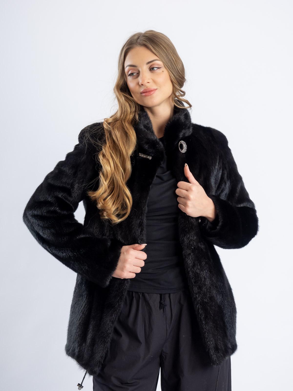 Жакет женская из меха норки Классика Куртка