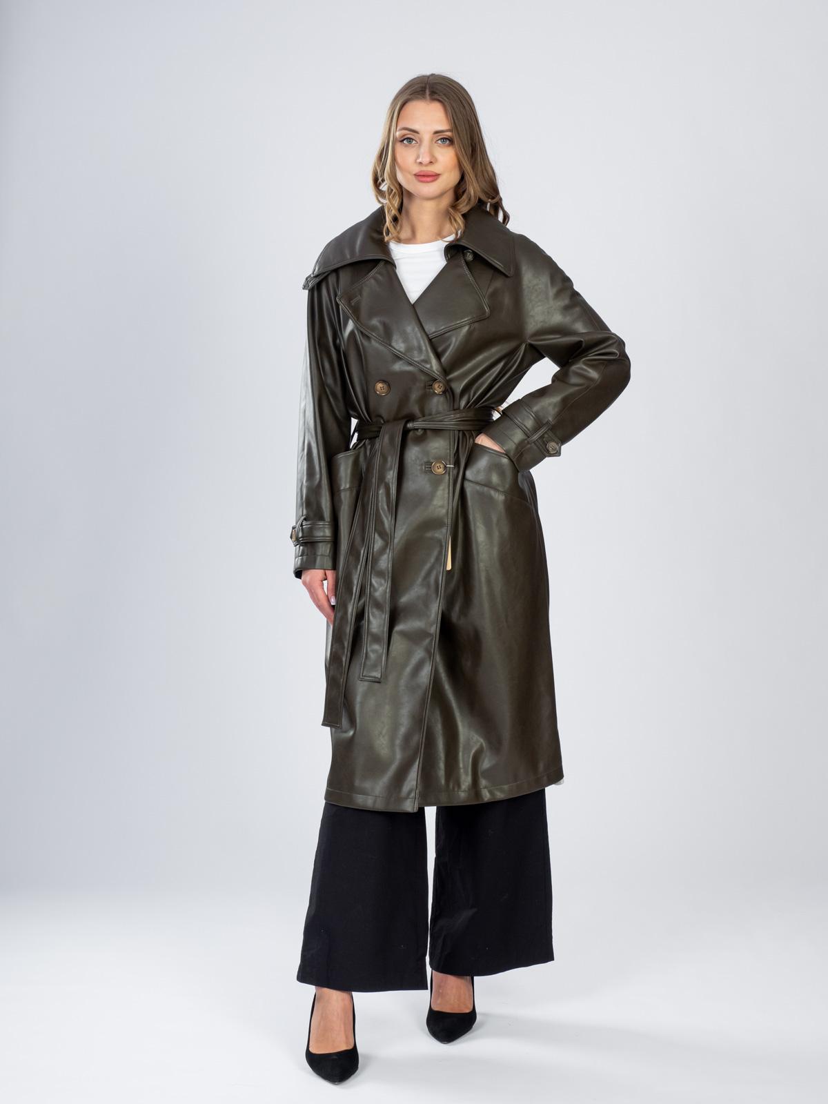 Пальто женское из эко-кожи ElectraStyle 5-0128/1-110