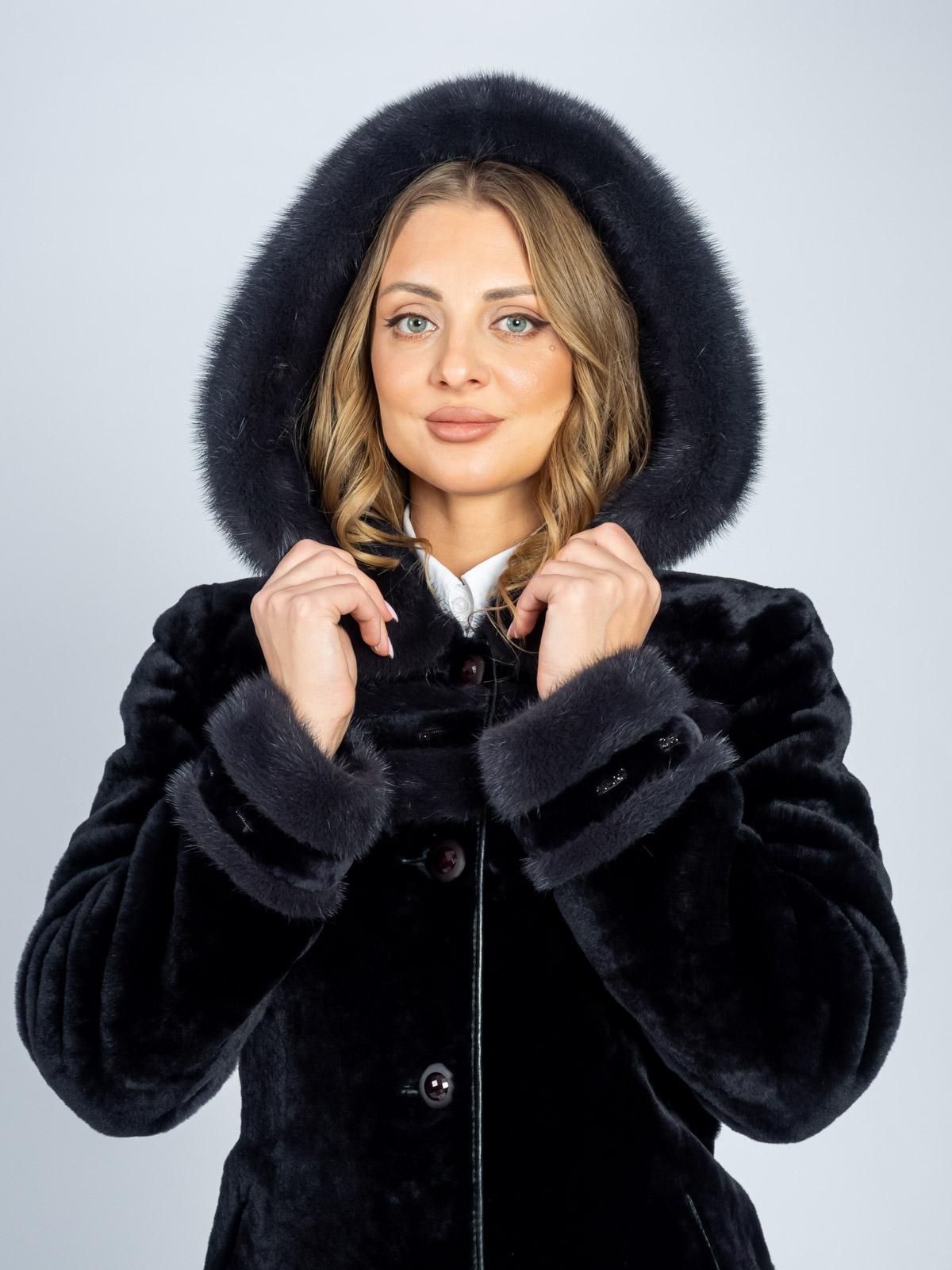 Шуба из меха овчины женская Багира М-257