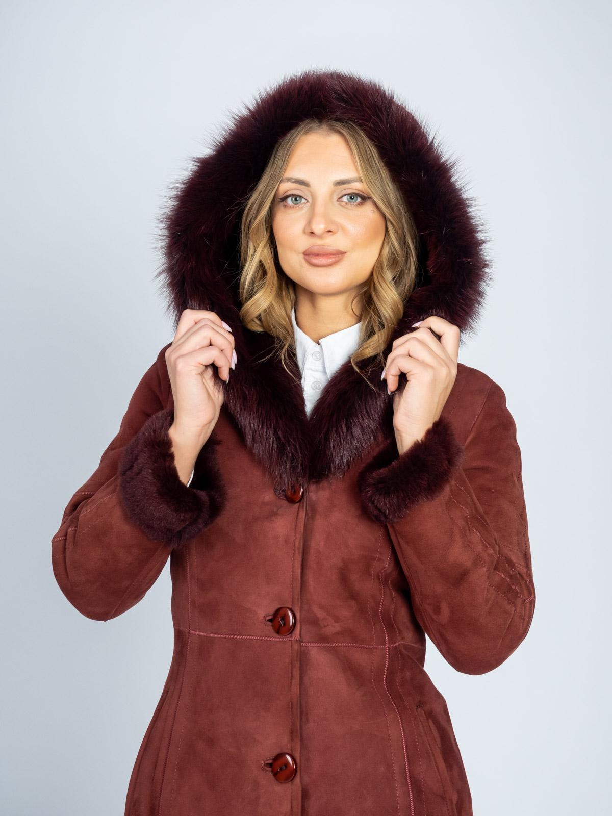 Дубленка женская из овчины Via Valente 8135