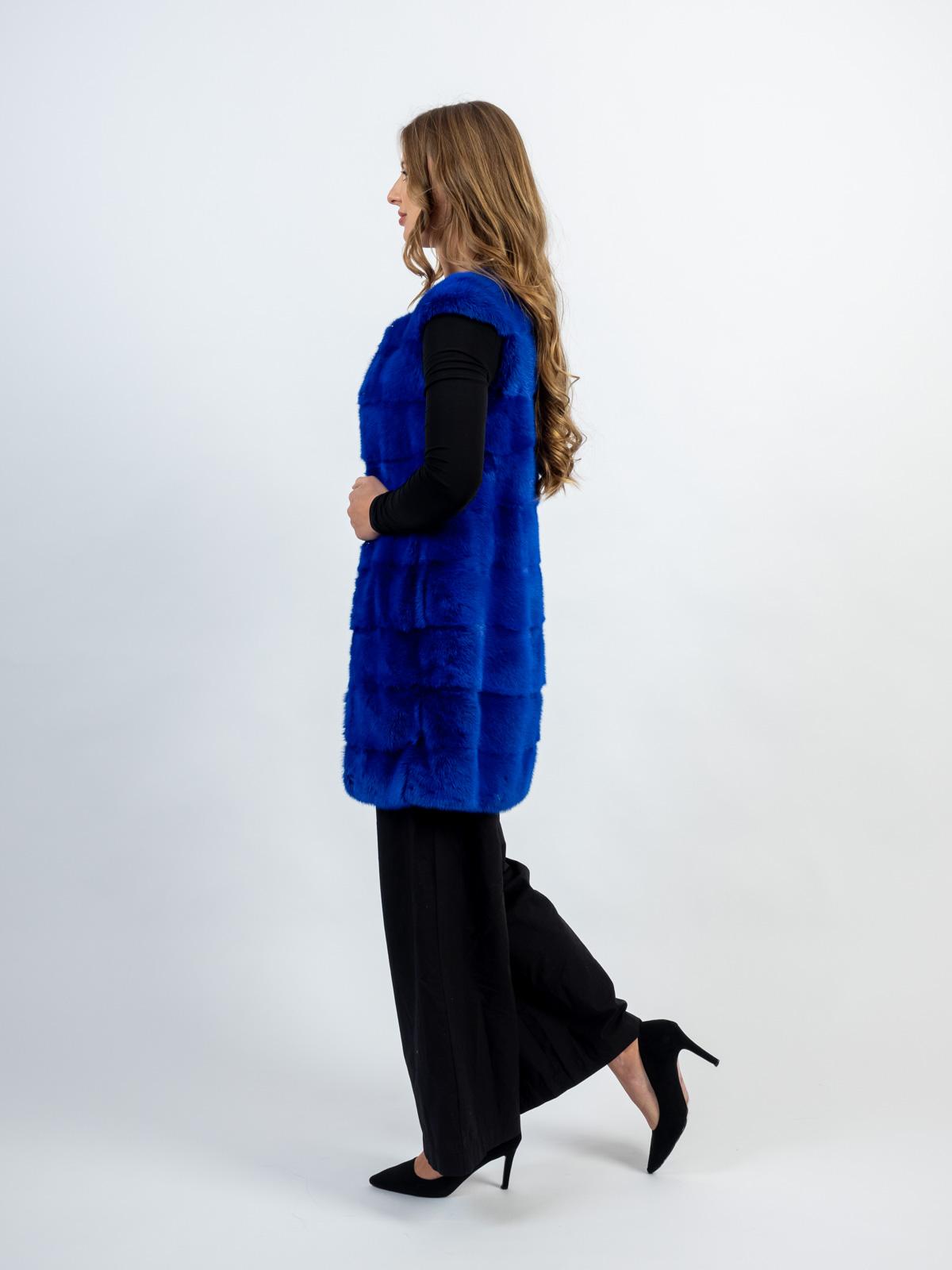 Жилет женский из меха норки 