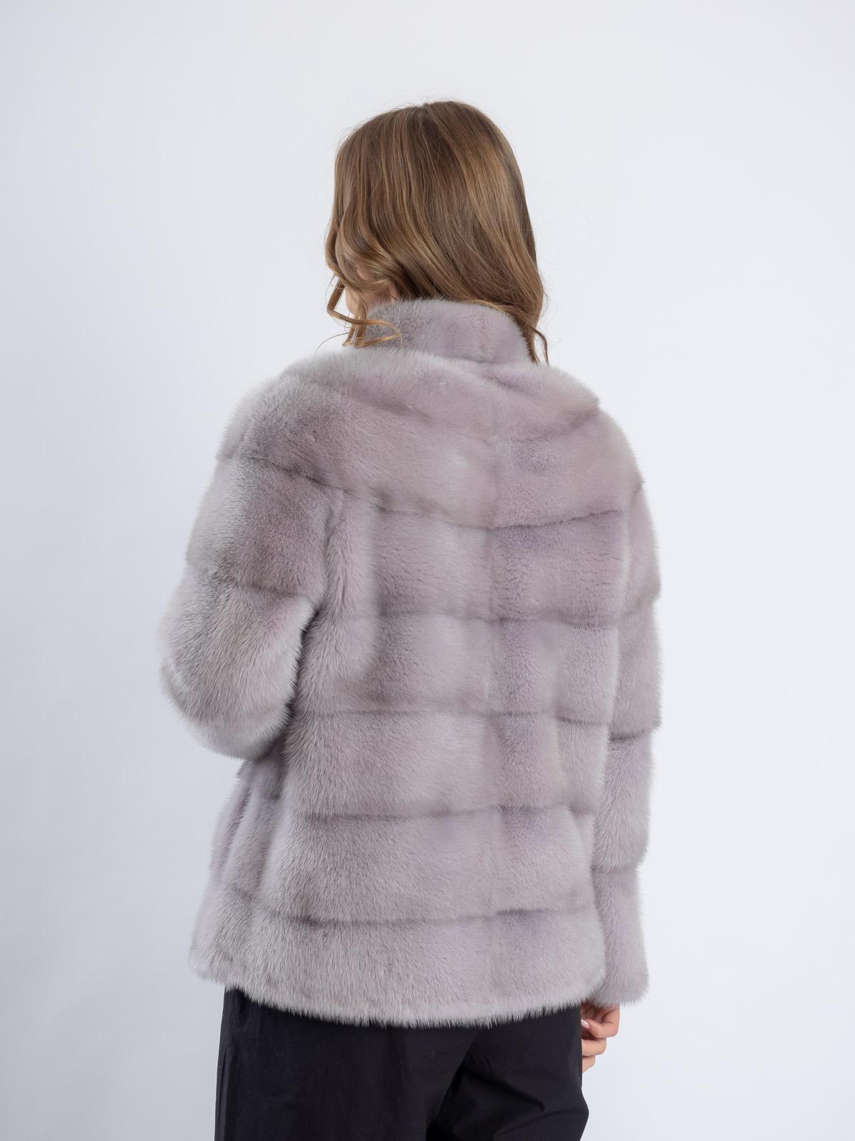 Шуба норковая женская Поперечка