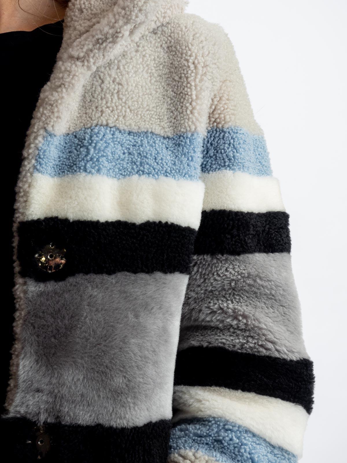 Шуба женская из меха овчины Carnelli BK.018.020