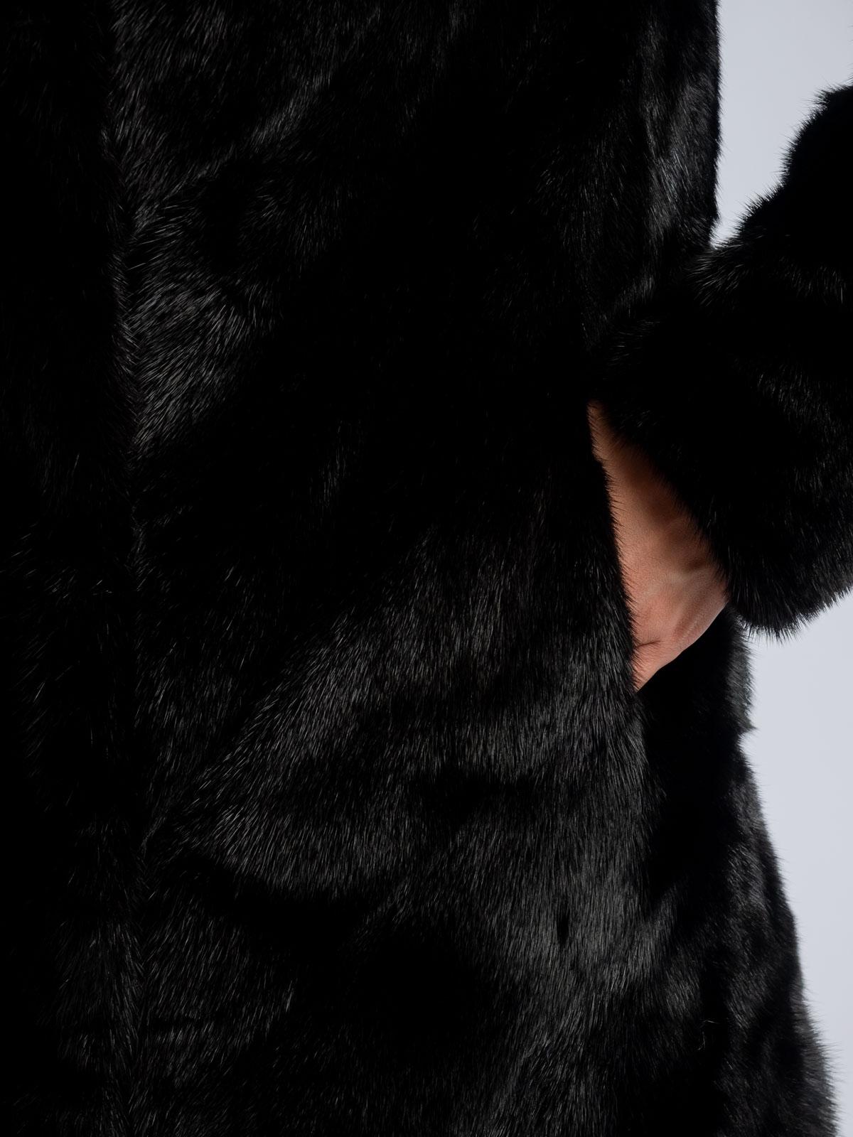 Шуба норковая Паркет Лз