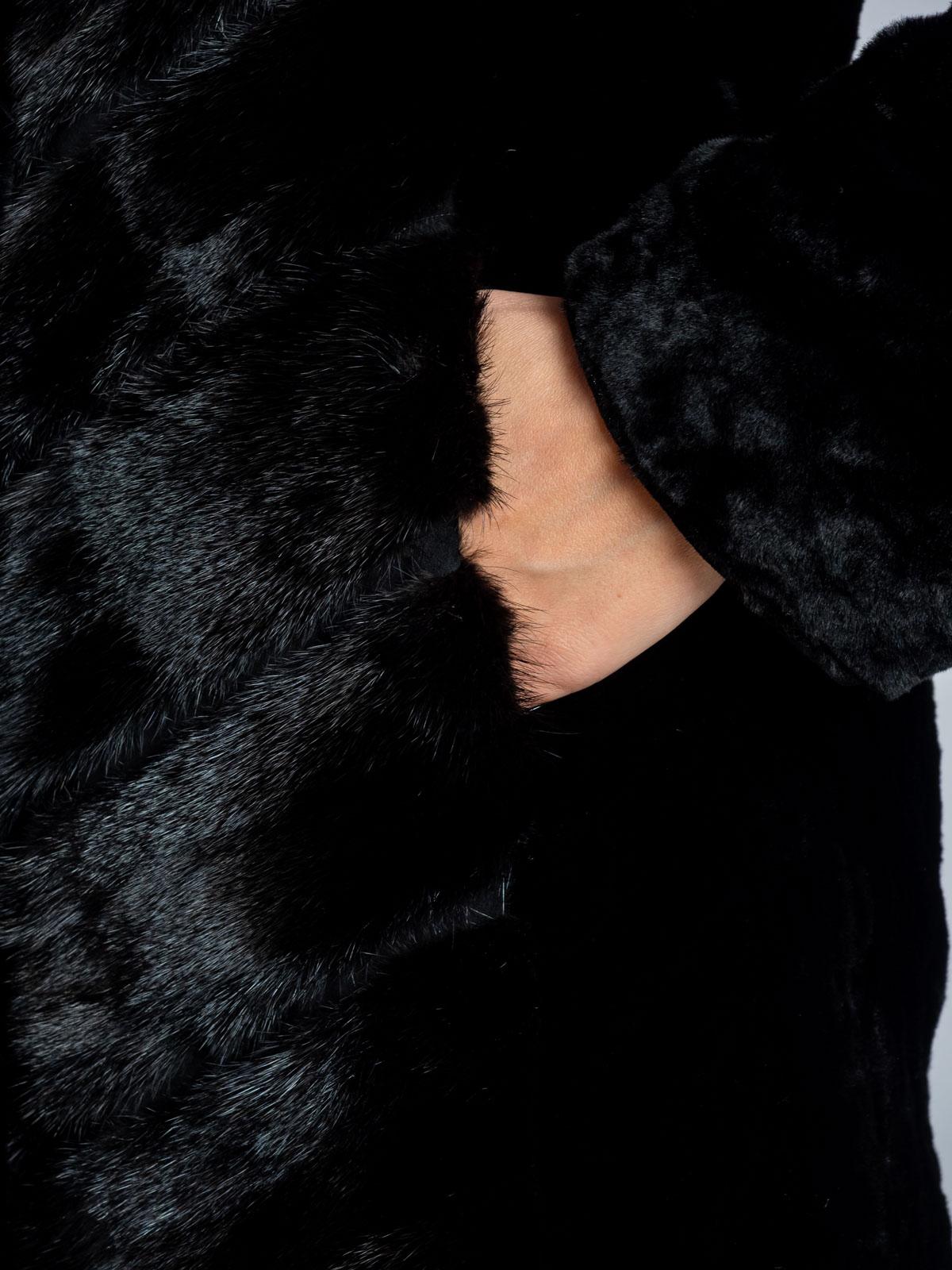 Шуба из меха овчины женская Simakhov 617/3