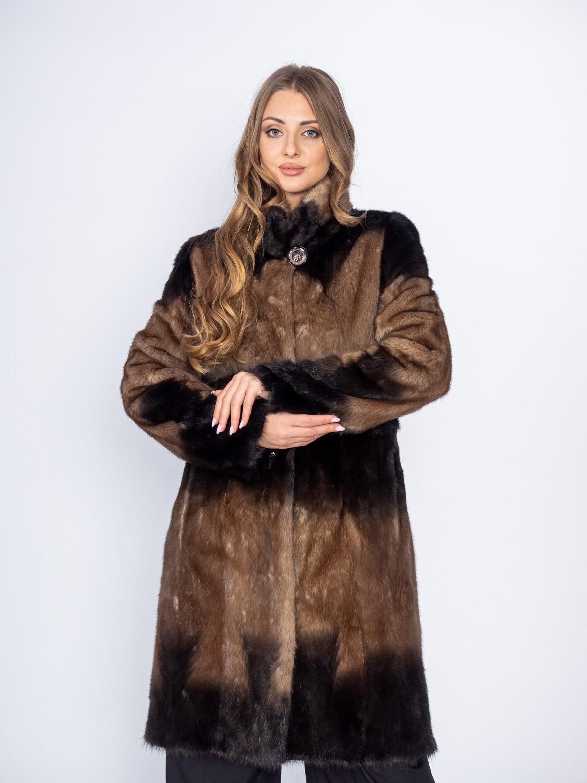 Шуба норковая Классика Прямая пластины