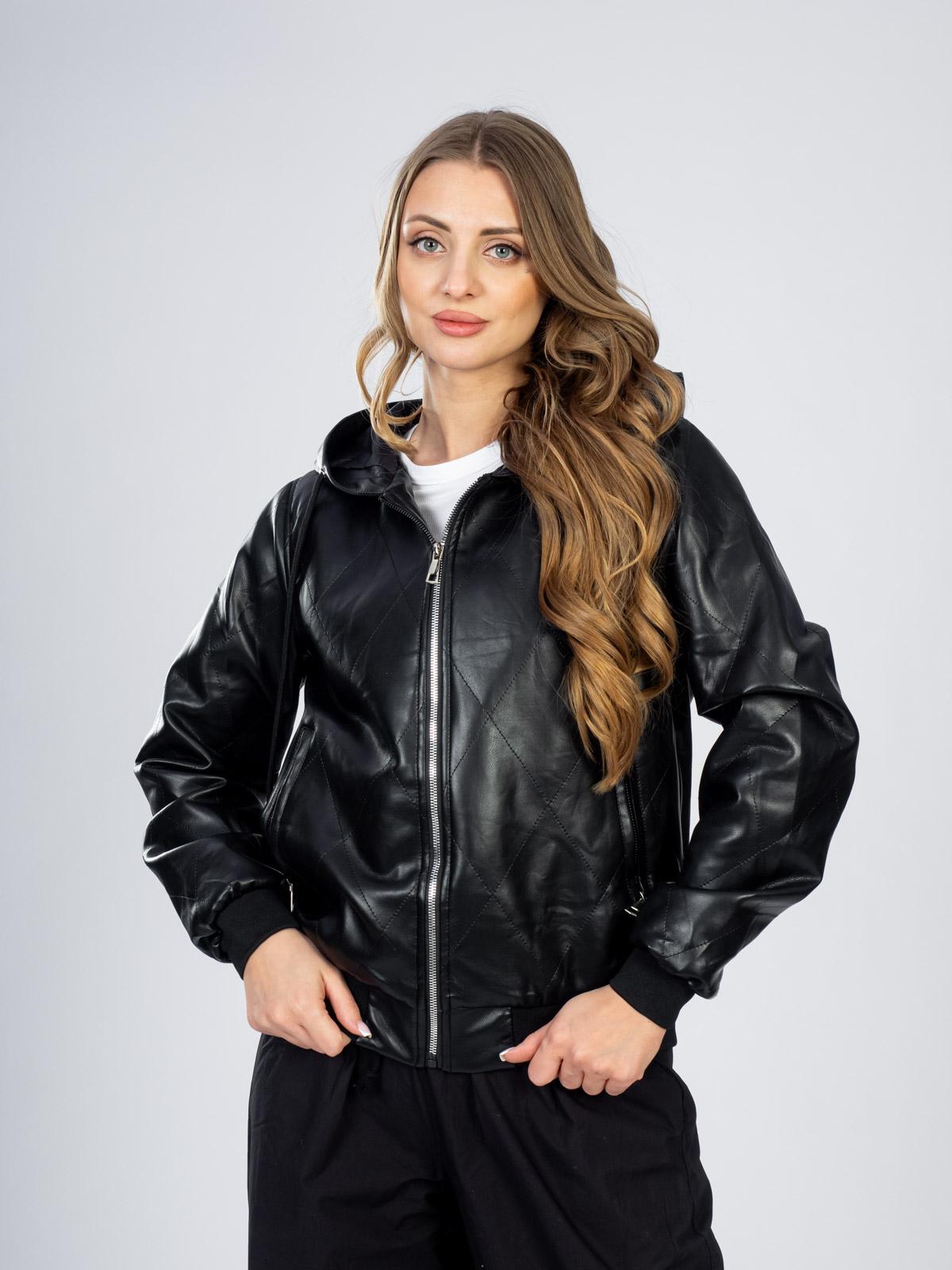 Куртка из эко-кожи женская 6301