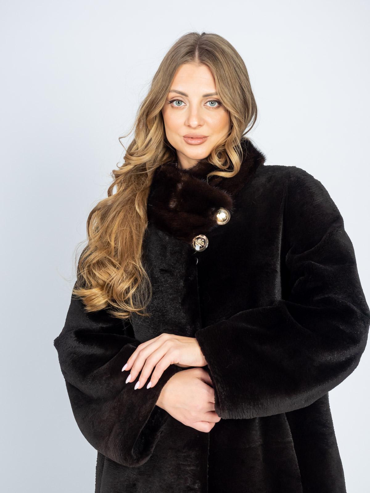 Шуба женская из меха бобра 453