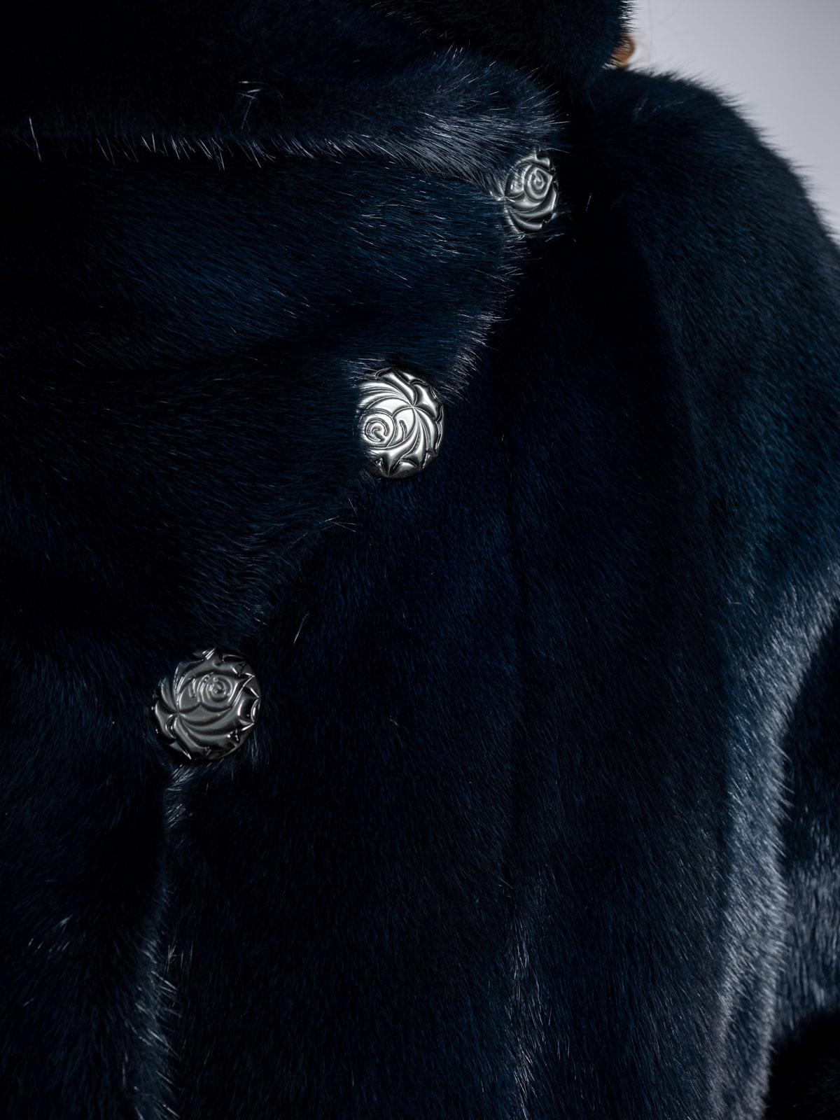 Шуба из меха норки женская Меха России 494-44