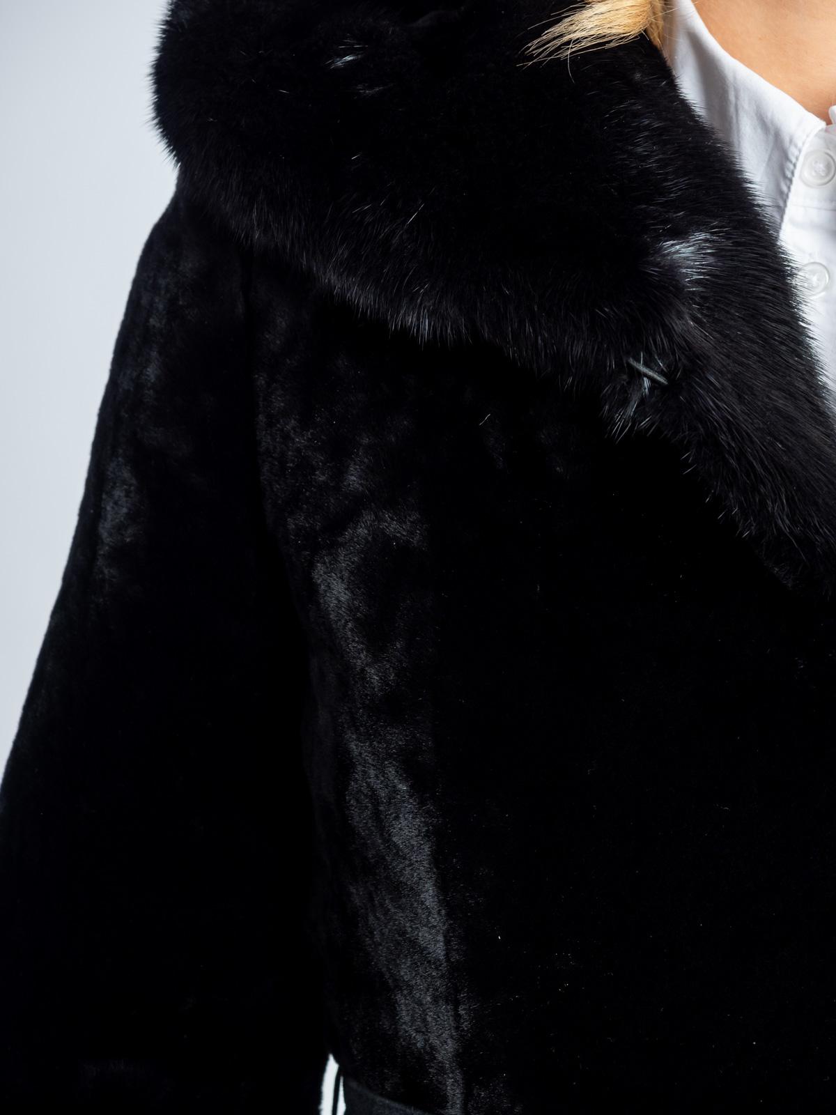 Шуба из меха овчины Меха Пятигорска Виолетта-19