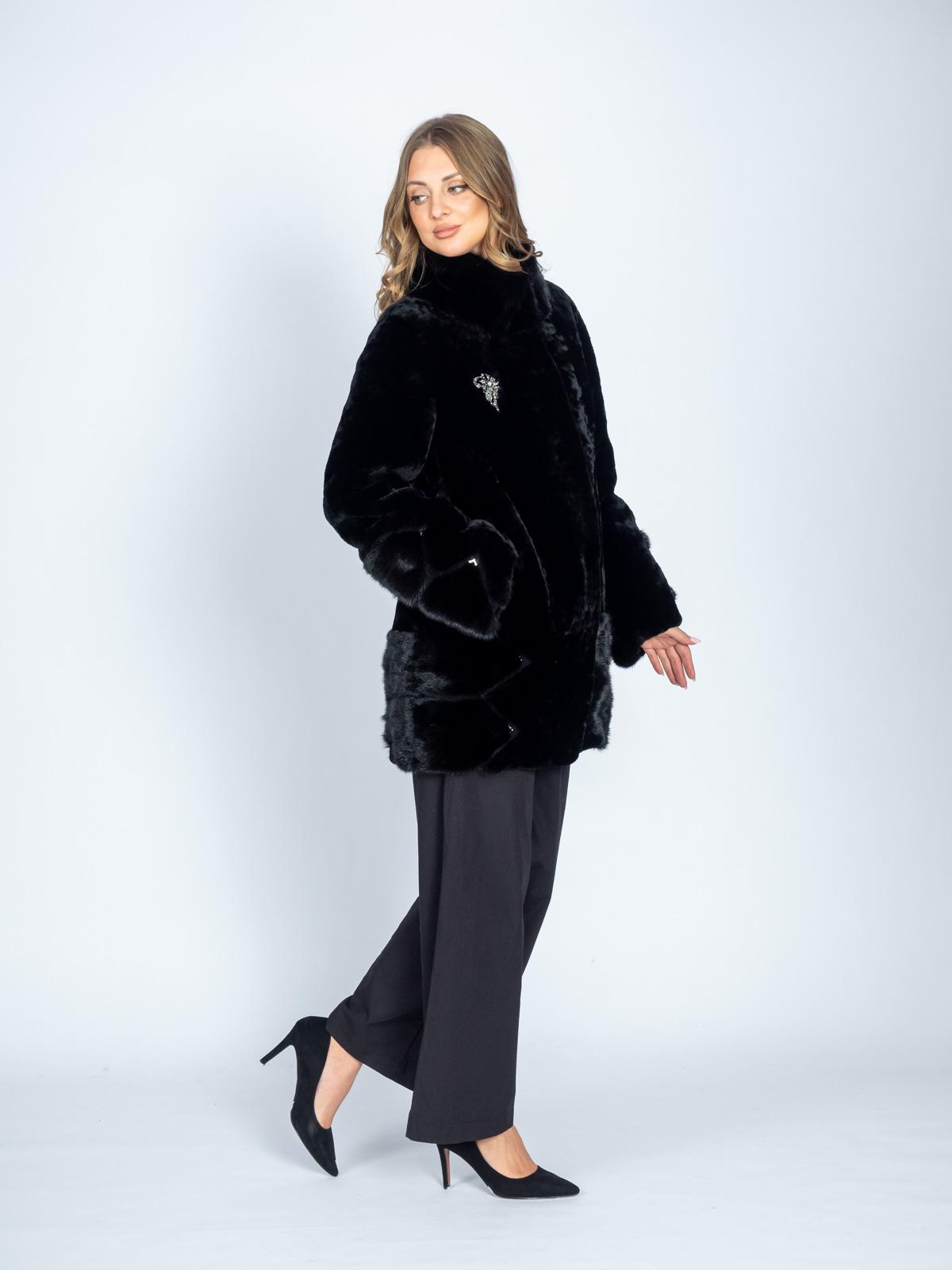 Шуба женская из меха овчины Лиэль 959