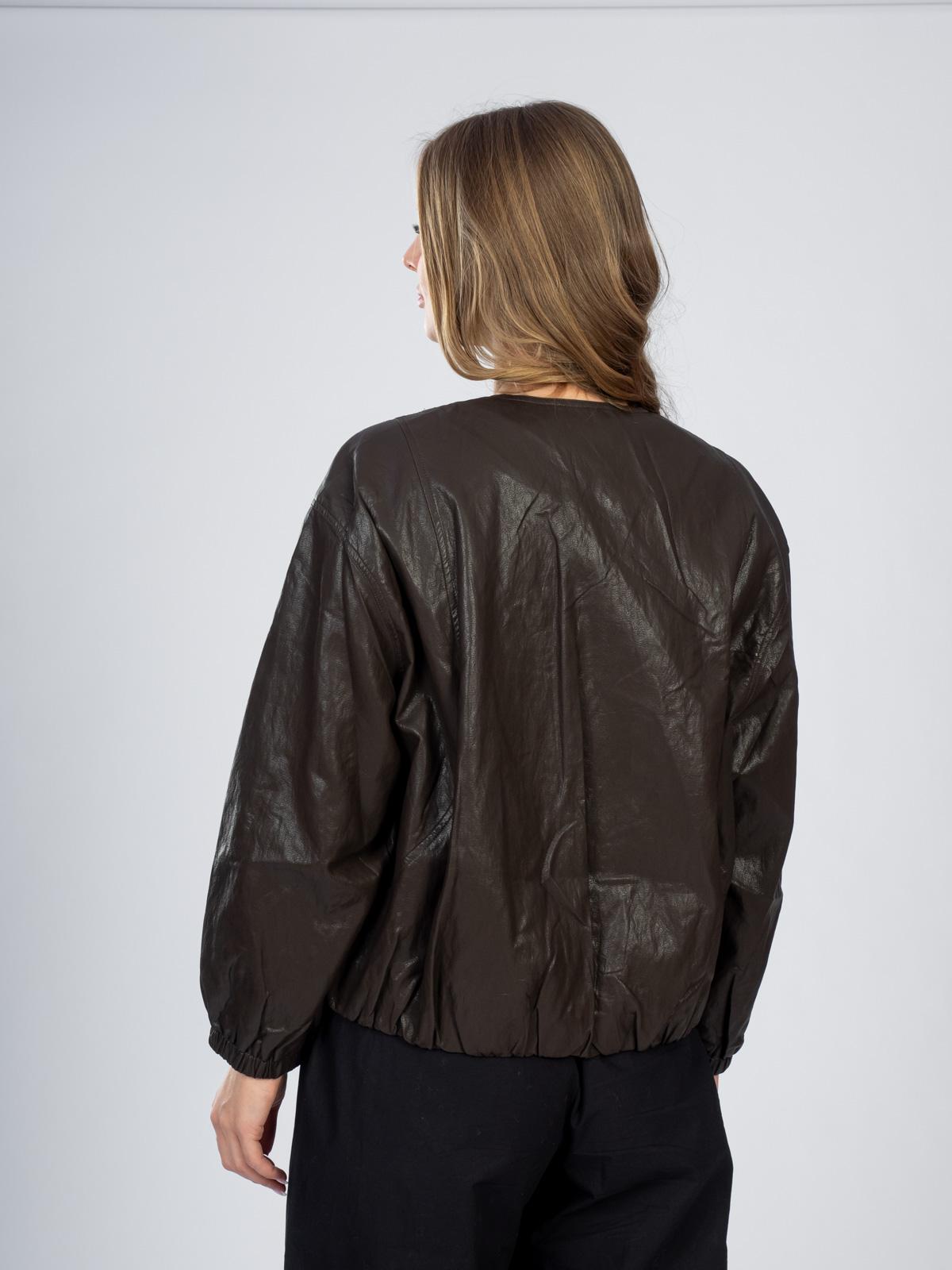 Куртка из эко-кожи женская 8089