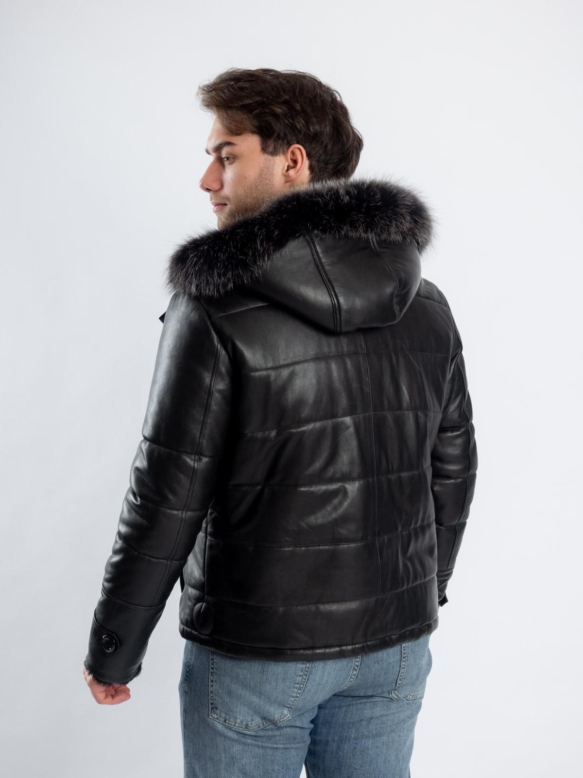 Куртка кожаная с подкладом из овчины Virado 4964