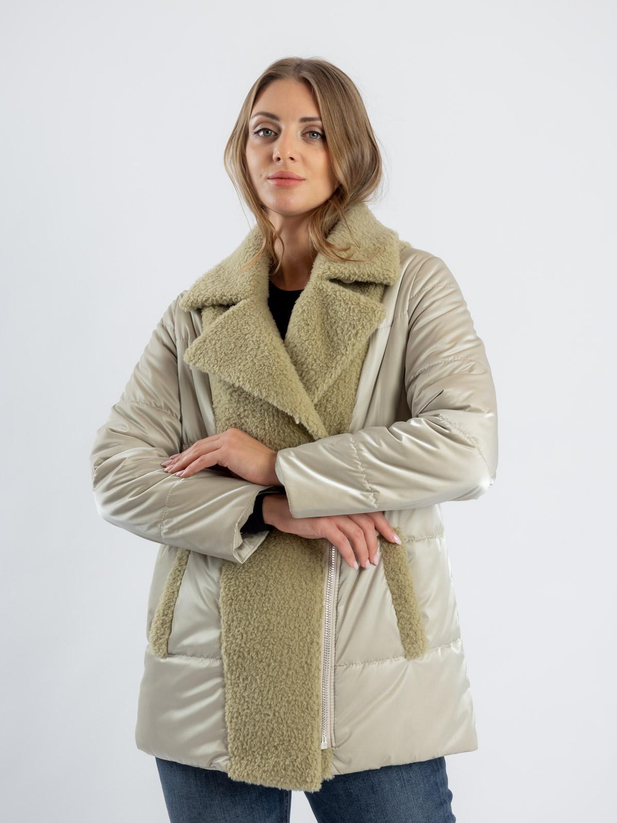 Куртка женская из экомеха керли REBBEKA Q-185