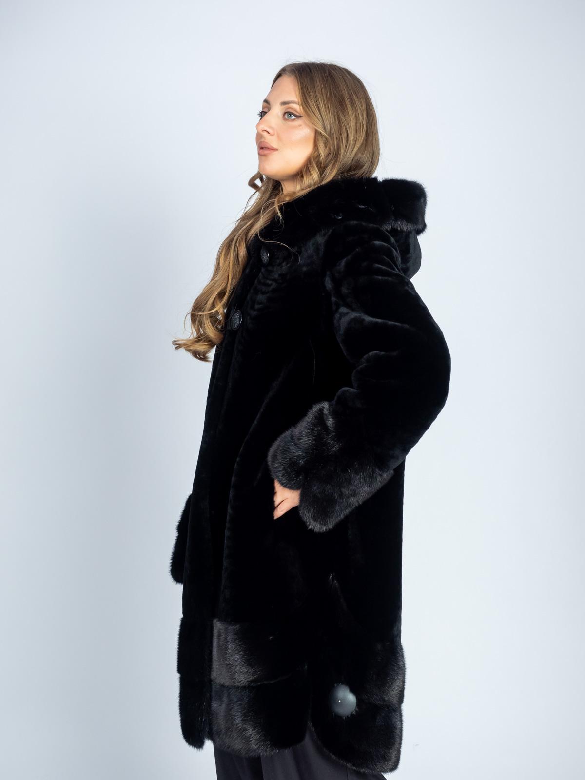 Шуба из меха овчины ADAM FURS Августа