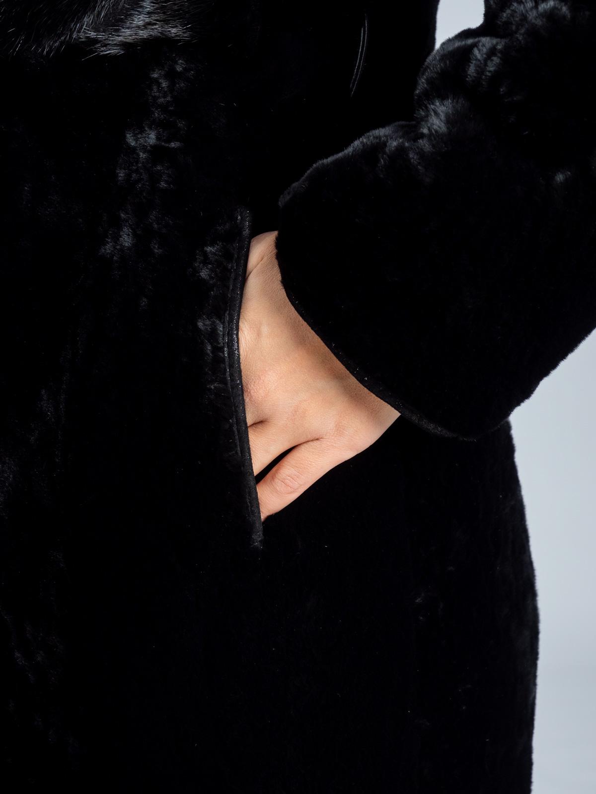 Шуба женская из меха овчины Simakhov 402/6