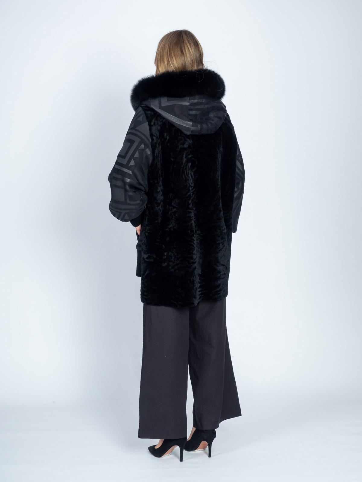 Дубленка женская из меха овчины Lindi West 7151-85KPST