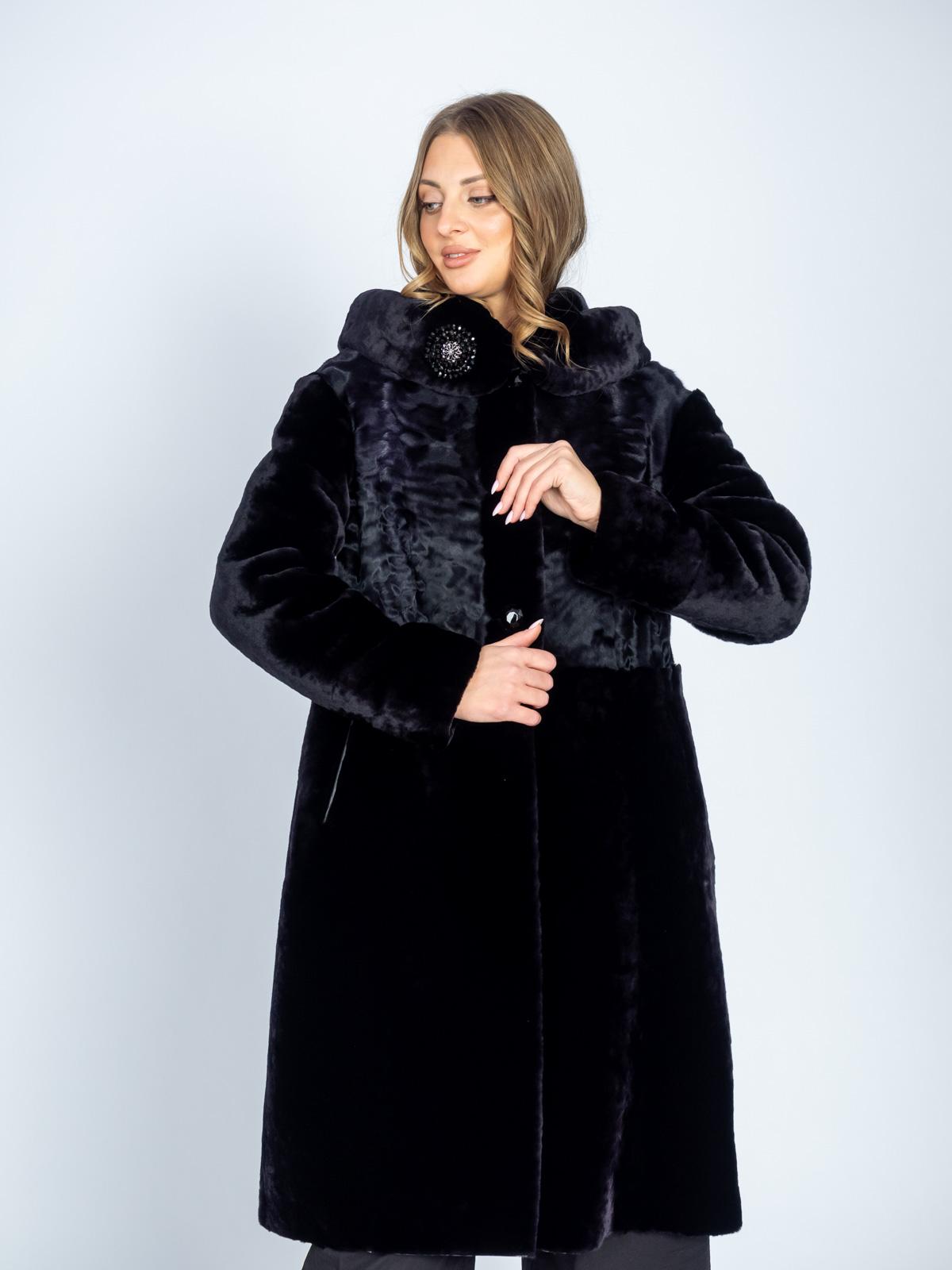 Шуба из меха овчины SOFIA 2105