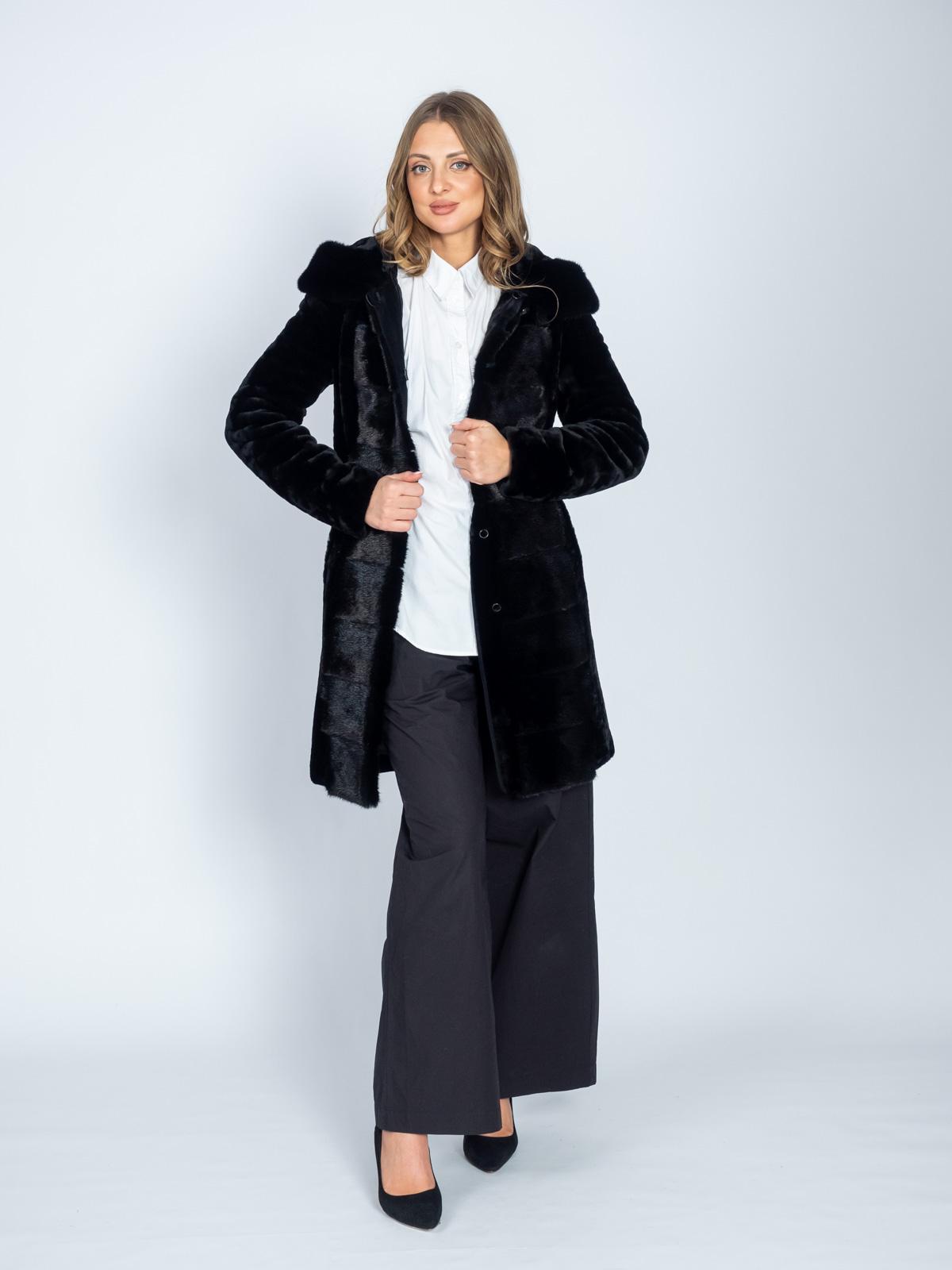 Шуба из меха овчины ADAMFIRST Джина