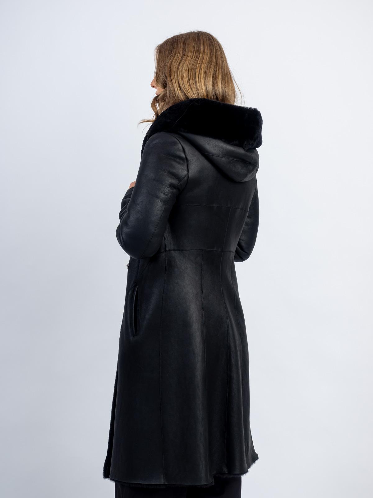 Дубленка женская из меха овчины Mefi K-1545