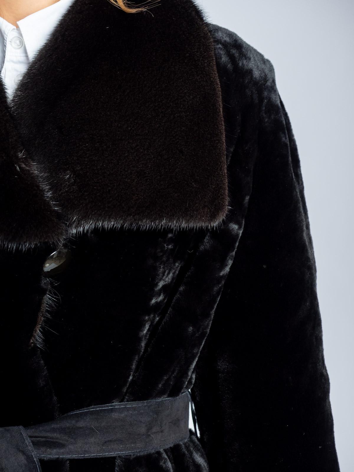 Шуба из меха овчины Рафаэль СД 296(040)