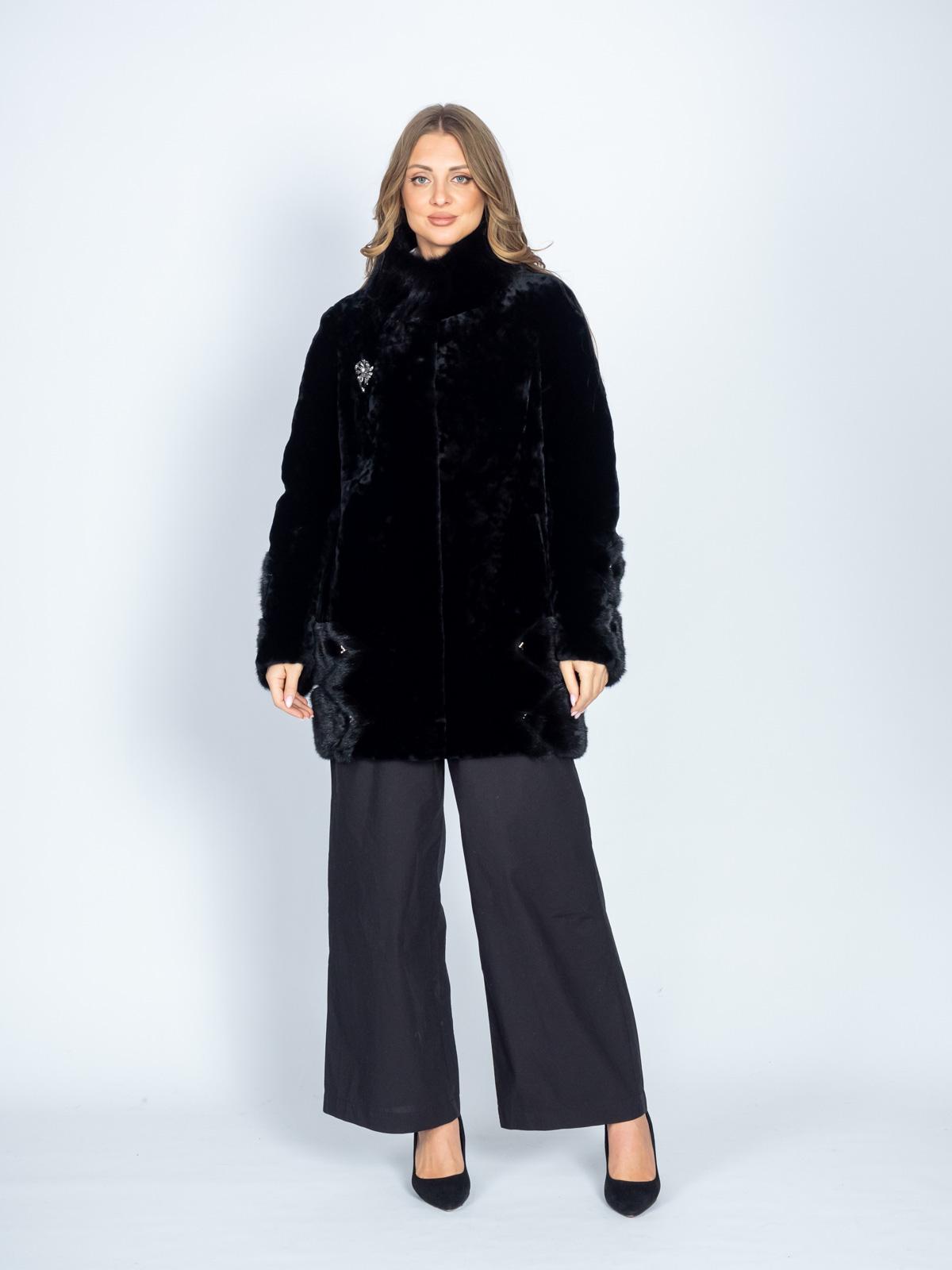 Шуба женская из меха овчины Лиэль 959