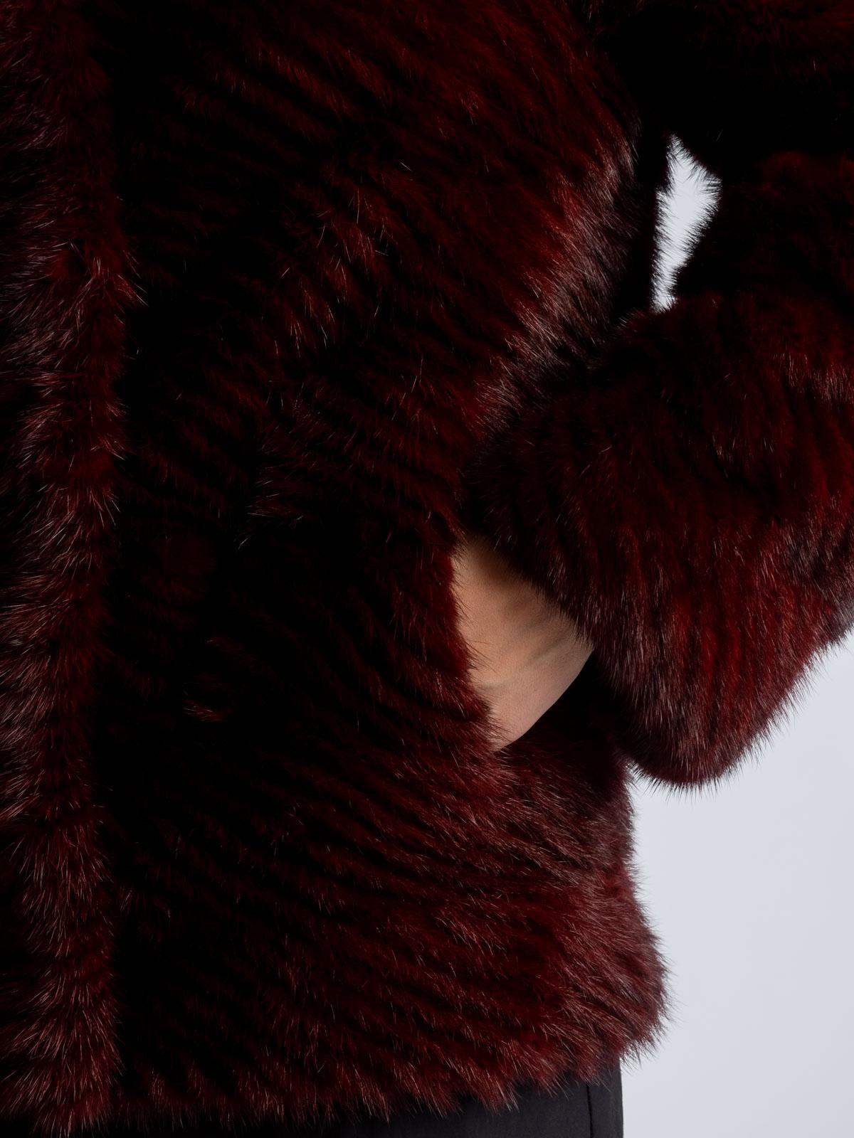 Шуба женская из меха норки Меха России 507-1