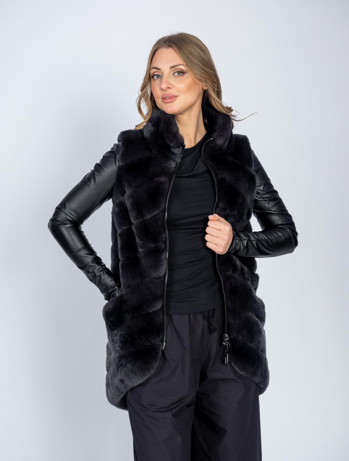 Жилет из меха из кролика Меха России 574