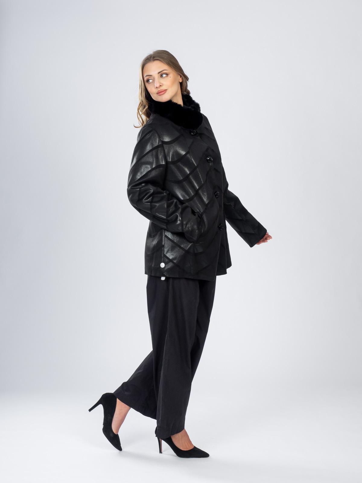 Куртка женская из натуральной кожи ELISLEATHER 15220