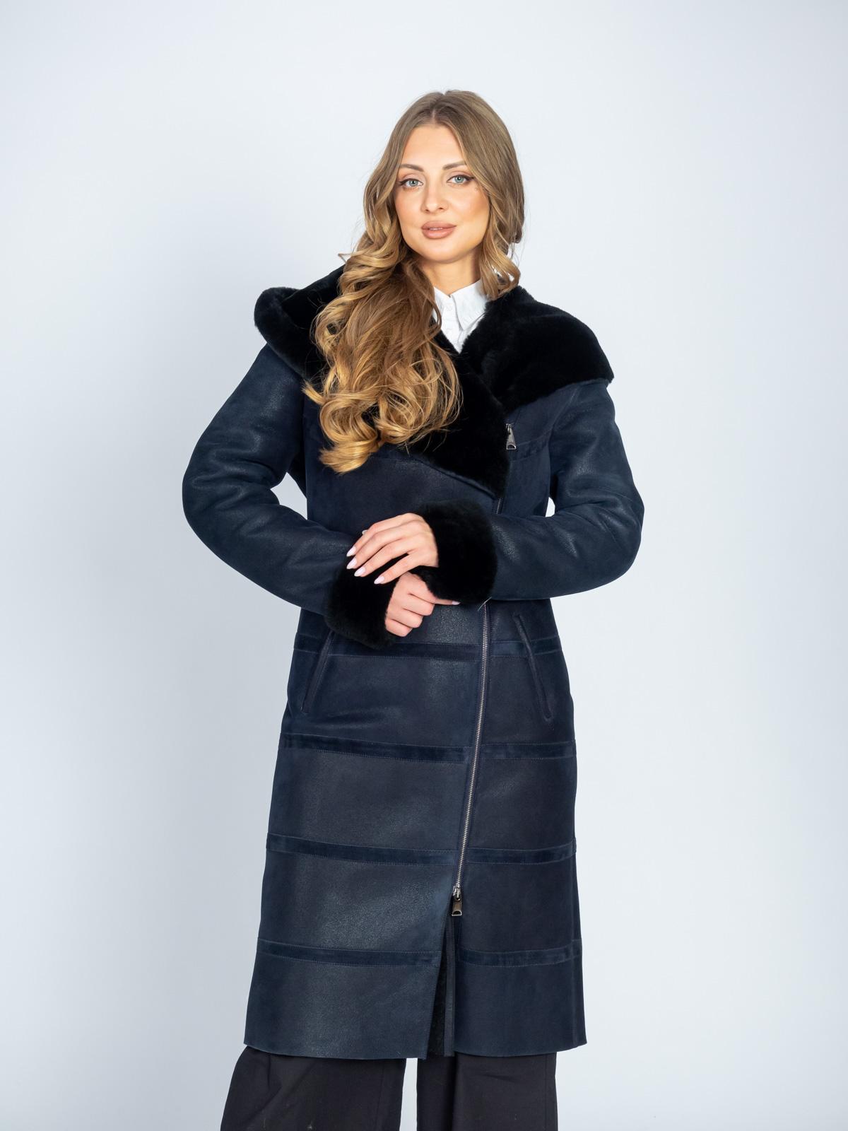 Дубленка женская из меха овчины 2504