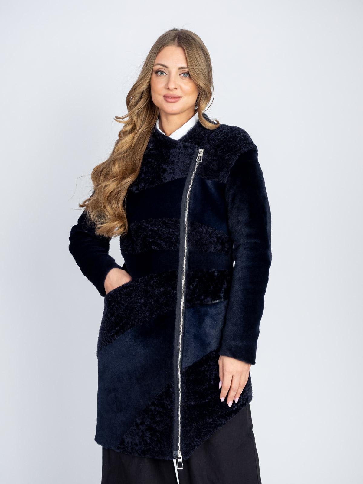 Шуба женская из меха овчины Mefi КК-10020