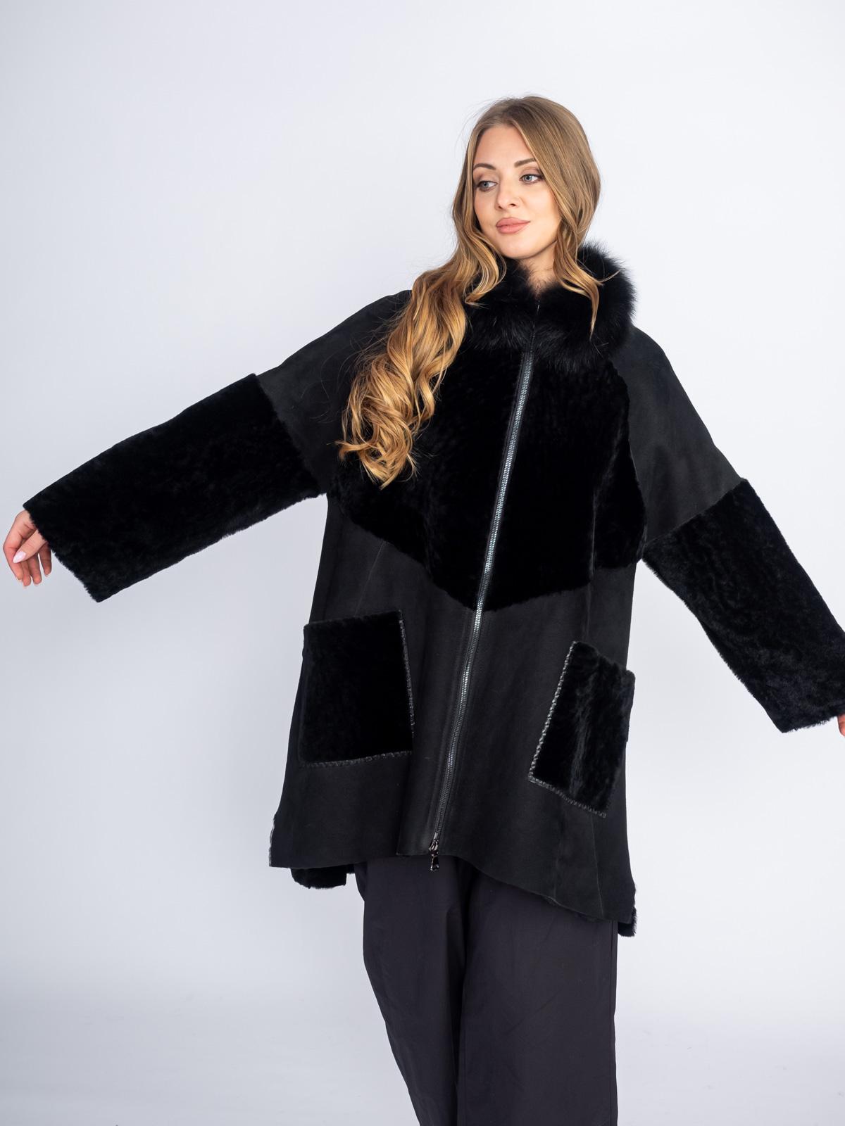 Дубленка женская из овчины Lindi West 6278-95T