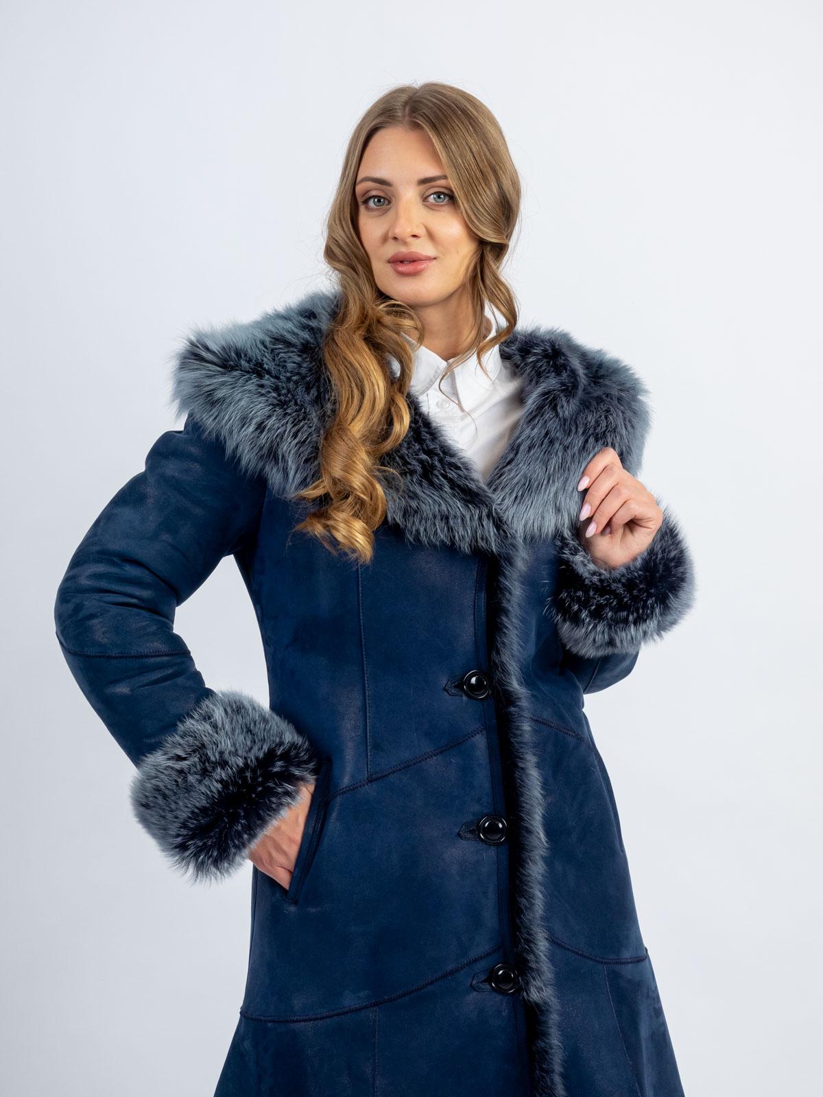 Дубленка  женская из меха овчины S2488