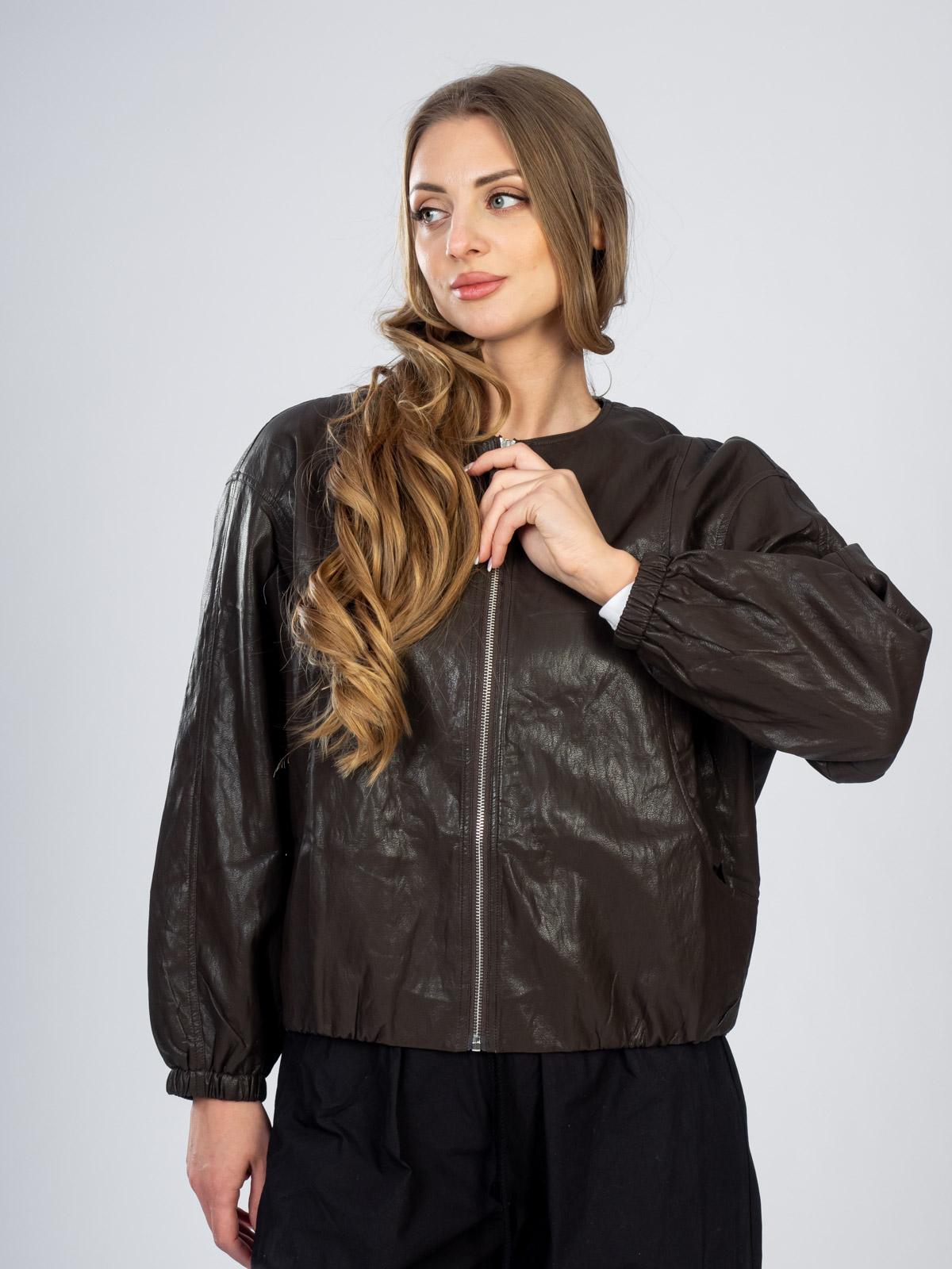 Куртка из эко-кожи женская 8089